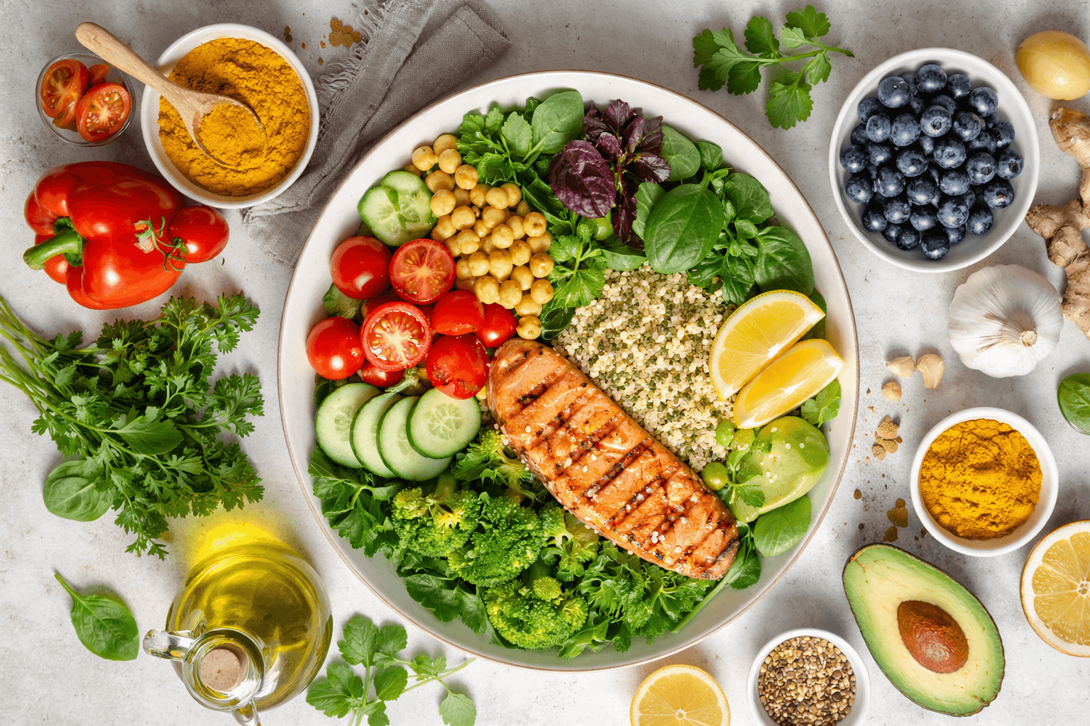 Zdrav obrok bogat antiinflamatornim namirnicama